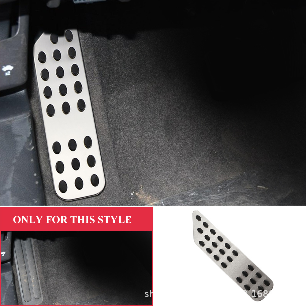 Suitable for Chevrolet Cruze Accelerator Pedal Stainless Steel Model, No-Drill Anti-Slip Foot Pedal Interior Modification Accessory