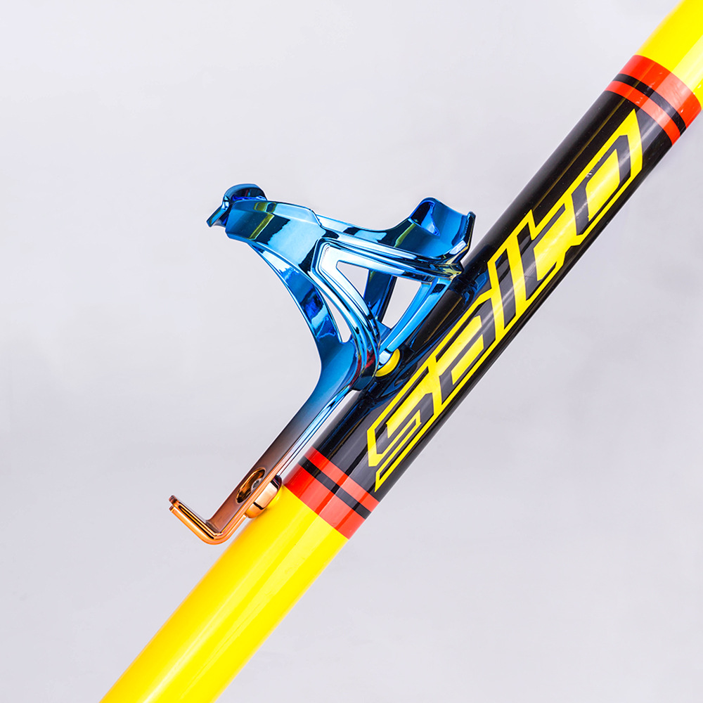 ZTTO Bicicleta de montaña Soporte para botellas de agua Colorido coche eléctrico galvanizado hueco Soporte para vasos de agua para motocicleta Accesorios de ciclismo
