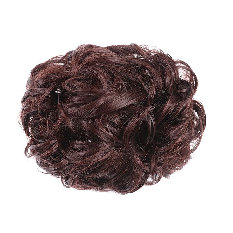 Agarre de pelo-marrón oscuro