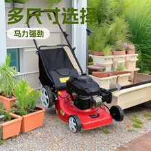 汽油手推自走割草机大功率草坪修剪车手推式草坪修剪机推草机