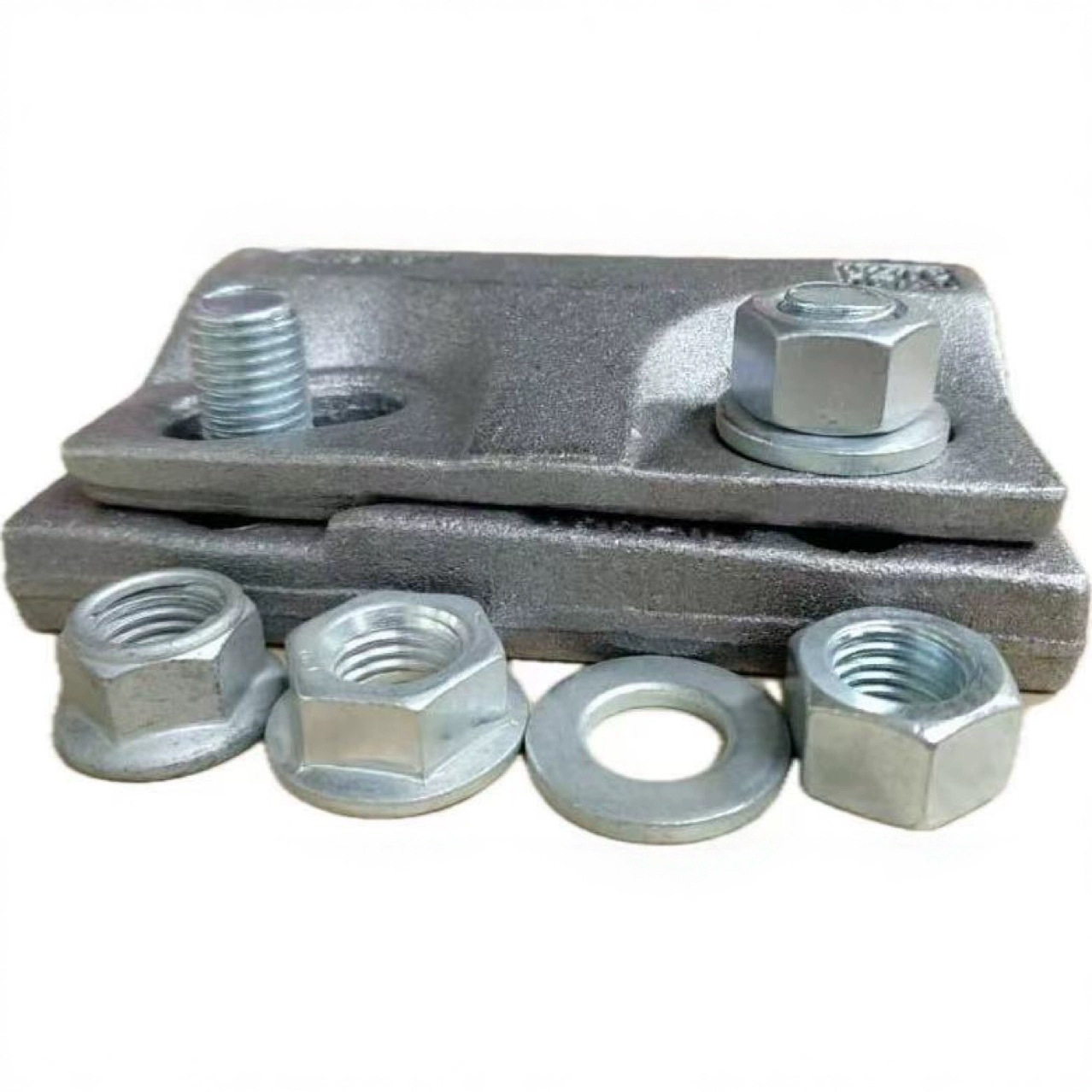 9216压板总成 法兰面热镀锌螺母防滑带螺栓垫片厂家直销