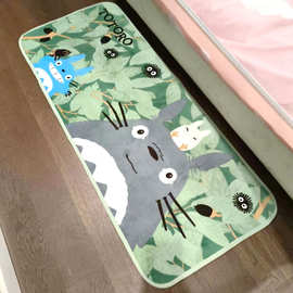 厂家直销卡通地毯 可爱绒面儿童脚垫卧室床边毯长条垫子一件代发