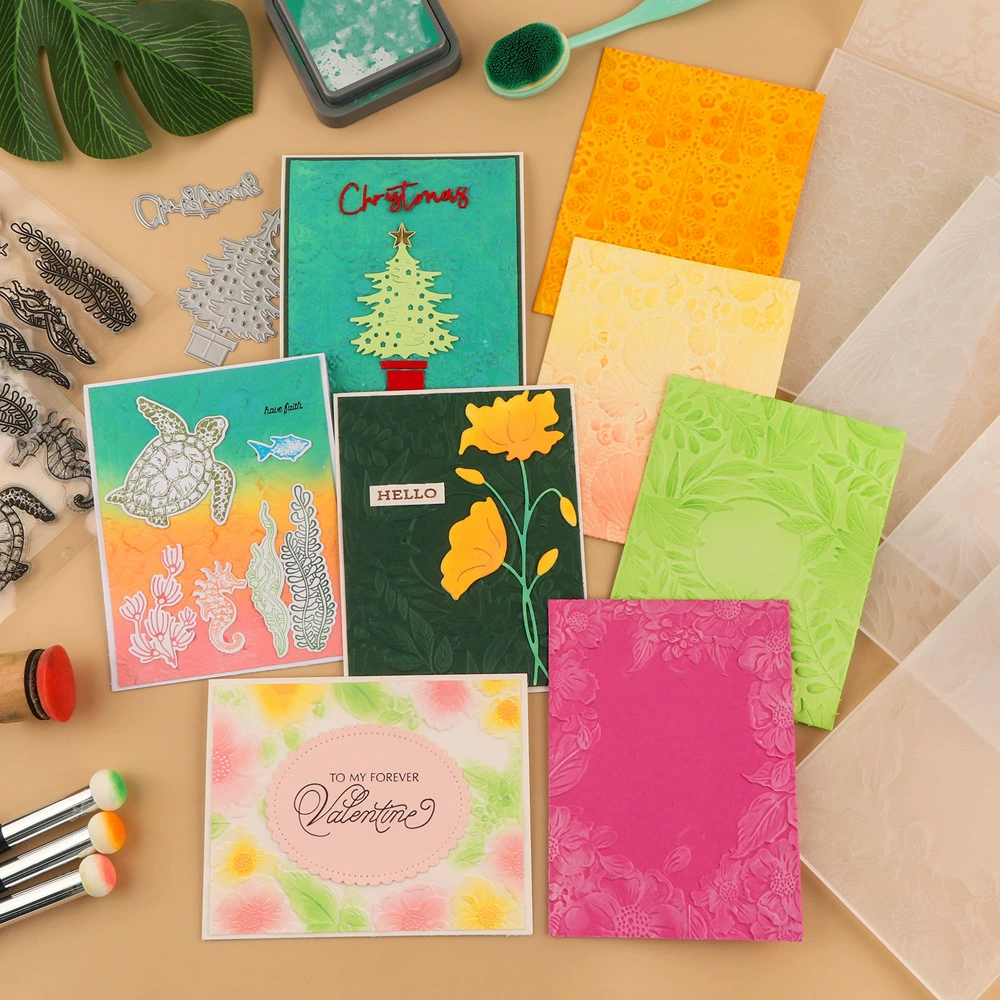 Plastic template, new collection, 3D, handmade