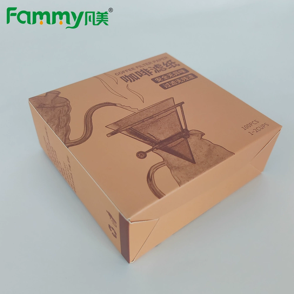 Бревенчатая древесина, фильтровальная бумага для кофе, V60, фильтрующая чашка, капельный белый, натуральный цвет, точечный фильтр, коробка для ручного заваривания