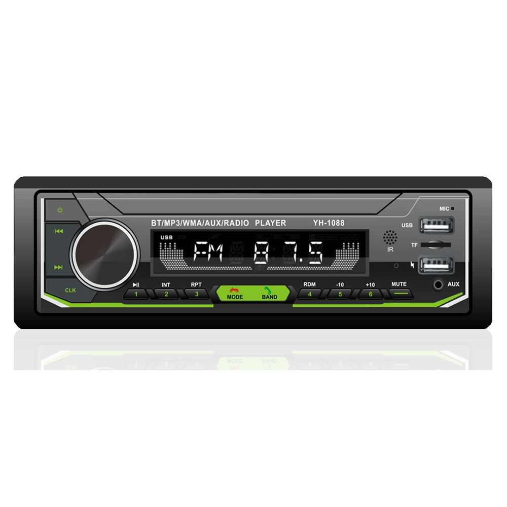 Универсальный авто MP3-плеер с одним разъемом, автомобильная USB-карта радиоприемник, Bluetooth гарнитура без рук центральный аудио-хост