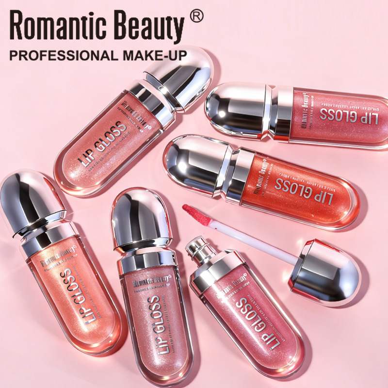 Esmalte labial perla transfronterizo espejo brillante brillo labial brillante brillo labial brillante brillo labial brillante brillo labial líquido duradero