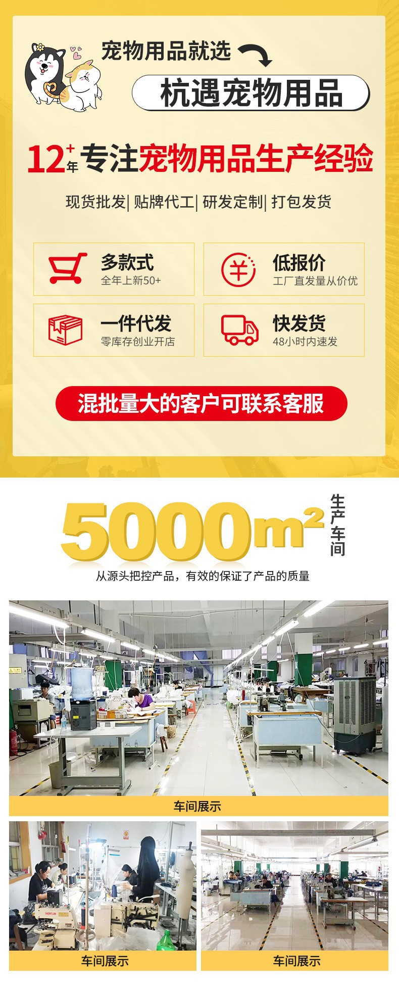 跨境狗狗牵引绳背心式中小型犬胸背带遛猫咪兔子绳链宠物用品伸缩