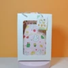 Oxford cloth powder rabbit + school starts white gift bag