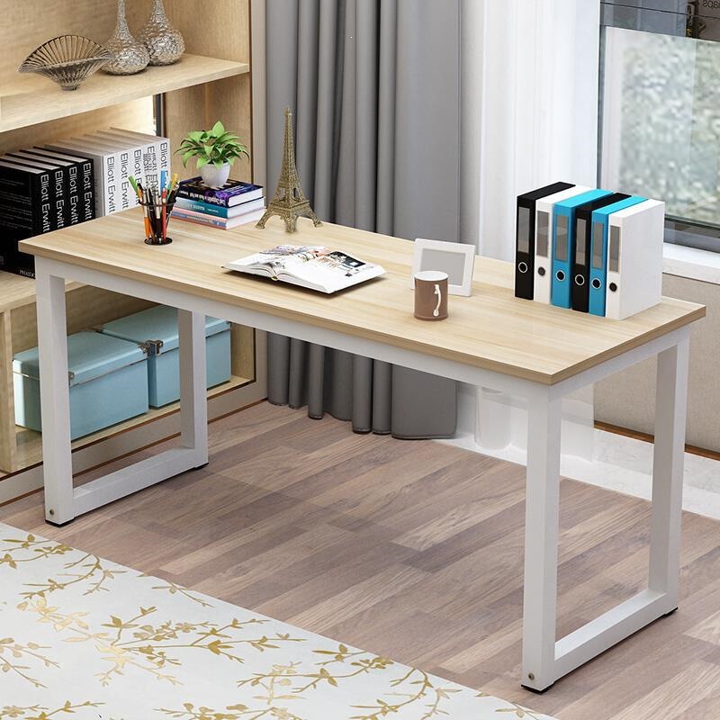 Desktop Table, Computer Desk, Study Desk, Home Study Table, Steel-Wood Table, Steel-Wood Study Desk, Office Desk