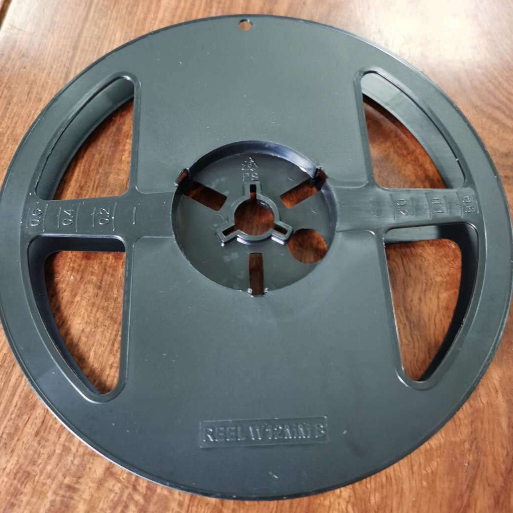 厂家直销 6寸卷盘直径152*12MM内宽黑色环保灯条灯带塑胶塑料卷盘