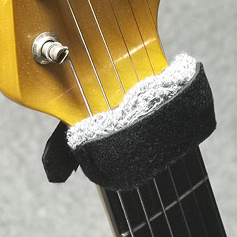 Ventas de la fábrica banda de sonido de haz de guitarra eliminar el ruido Ukulele bass stop Banda de Sonido folk guitarra eléctrica de sonido tapada Banda