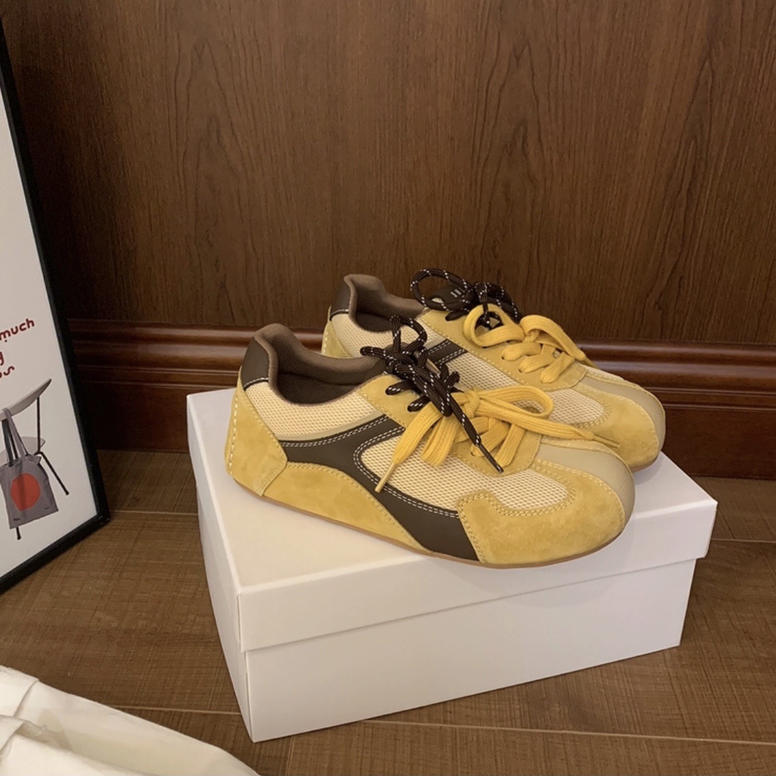 "Tío Stable" Colegio Crewe ~ Zapatos de entrenamiento para mujeres de primavera 2025 nuevos zapatos deportivos casuales de estilo universal