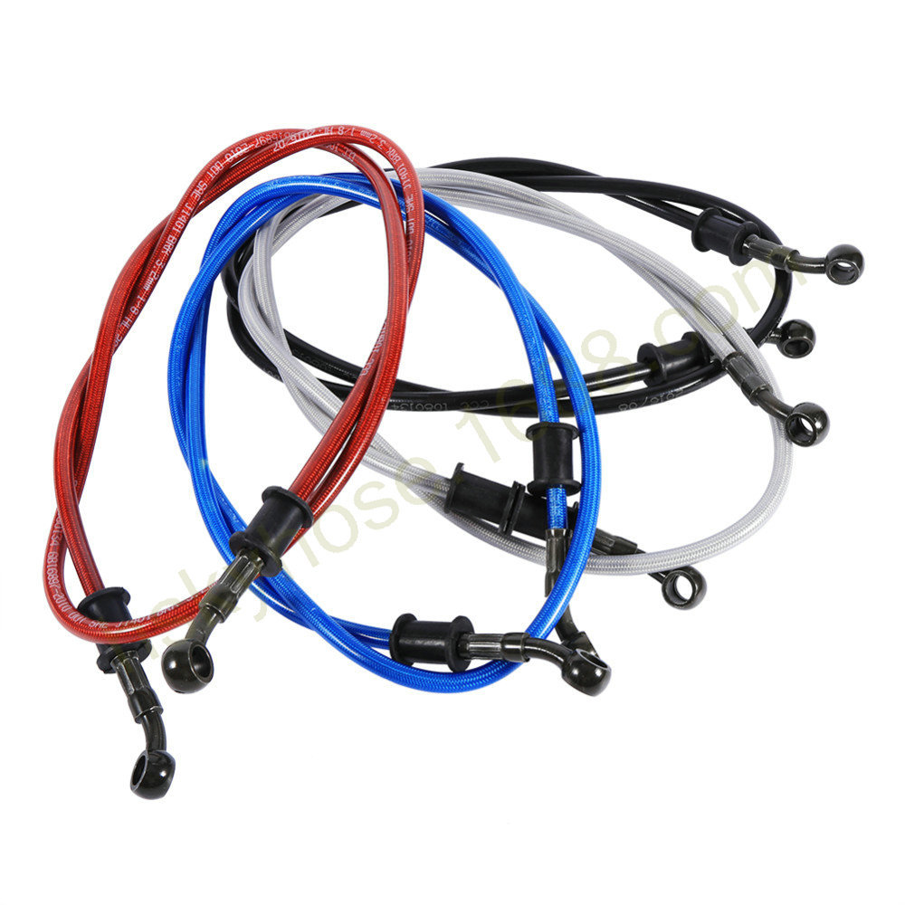 An3 Stainless Steel Connector Brake Oil Pipe 3.2*7.5mm Colored Steel Hose Motorcycle Modification Universal High-Pressure Oil