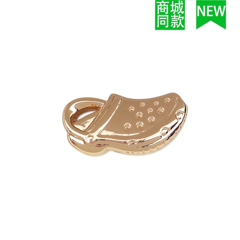 クロスボーダー卸売新しいクロックスアクセサリー靴バックル金属レターチェーン適応クロス靴花 DIY アクセサリー|undefined