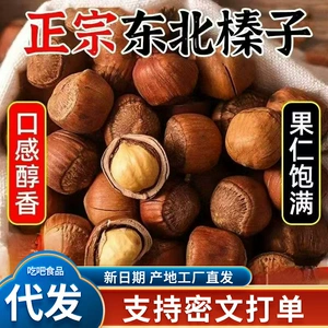 [东北野生榛子新货袋装原味薄皮孕妇坚果零食批发价铁岭特产榛子]