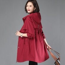 棉风衣女中长款新款韩版时尚宽松岁中年妈妈流行外套潮