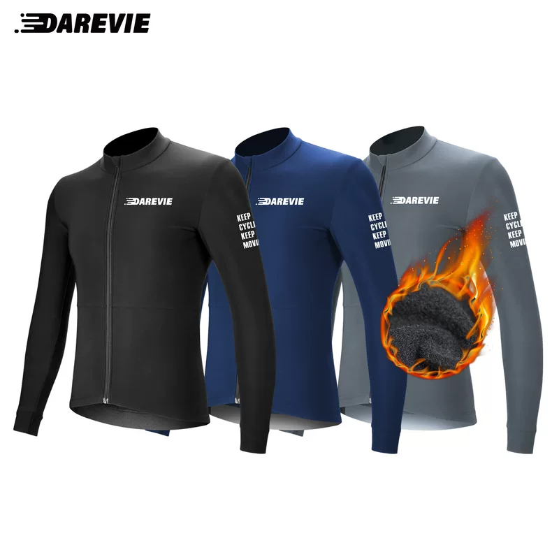 Cross -border hot sale for Darevie's autumn and winter fleece long -sleeved highway mountain vehicle top clothes