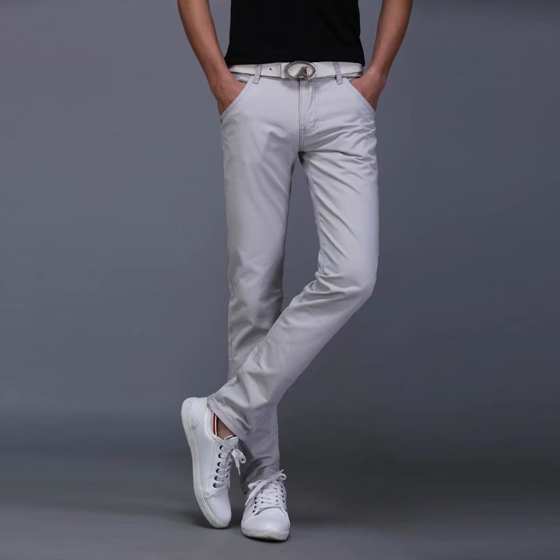 light gray-Trousers