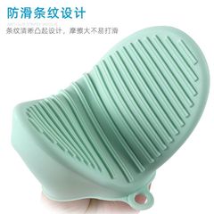 Kitchen tool silicone heat insulation anti-scalding hand grip tongs with thickened anti-scalding slip bowl and plate tongs for microwave and oven, shark glove