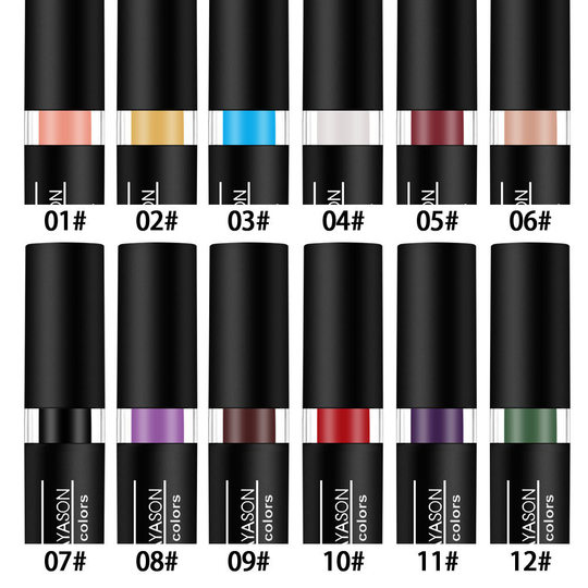 Cross-border dark lipstick White nude vampire olive green black purple Halloween creative makeup retro