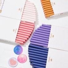 火漆蜡棒盒装印章蜡棒马卡龙色装饰礼品封口信封定制火漆印章封蜡