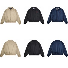 Ralph Lauren拉夫劳伦翻领刺绣双面可穿老干部哈灵顿男女夹克外套