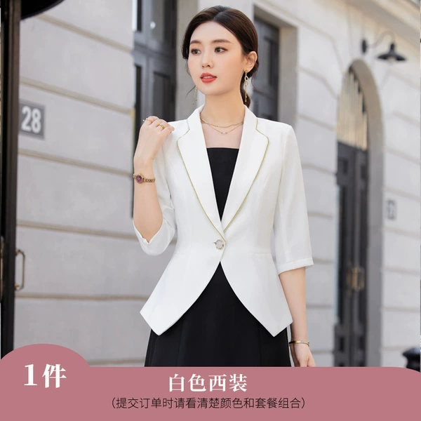 White classic suit jacket