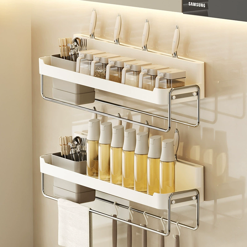 Полка для хранения приправ для кухонных приправ Полка для хранения многофункциональных товаров