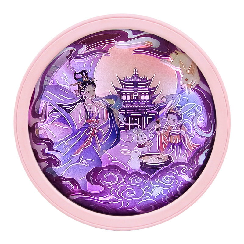 国潮风纸雕灯定制全国城市景区旅游文创纪念品创意礼物纸雕冰箱贴|undefined