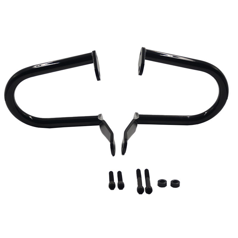 Motorcycle Side Box Guard Bars Suitable for Harley 18 Softtail Models Like Dyna Glide, Fat Boy, Fat Boss, Breakout, Etc., in Black
