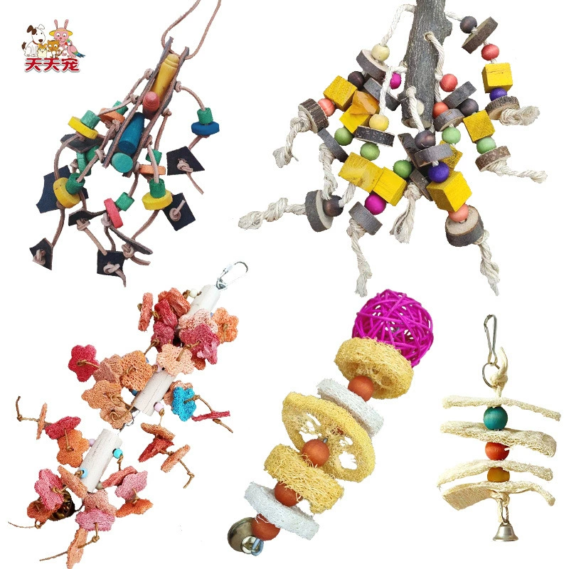 Toy, wooden loofah, pet, can climb
