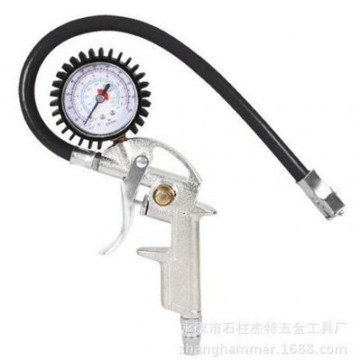 Jiecte Tire Pressure Gun Car Tire Pressure Gauge Air Pressure Detection Gun Deflation and Inflation Gun Tire Pressure Gauge Deflation