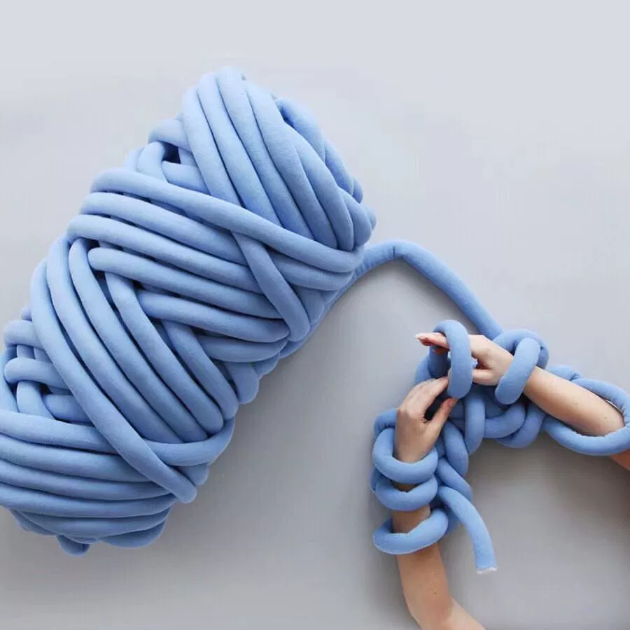 Ohhio Cross - новая продукция орошенная роликовая молва тканая линия DIY handmade вязание плед шерстяной можно постирать