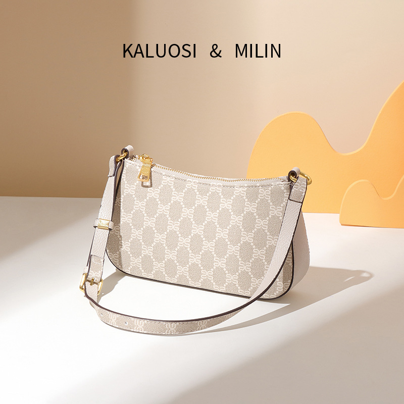 High-end French Armpit Bag,Simple,Fashionable And Versatile Handbag,Exquisitey Casual Presbyopic Shoulder Bag