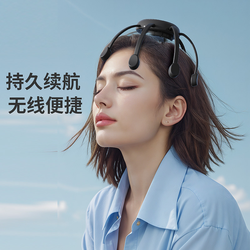 智能头疗机八爪鱼头部按摩器全自动头皮舒缓缓解头部放松家用仪器|undefined