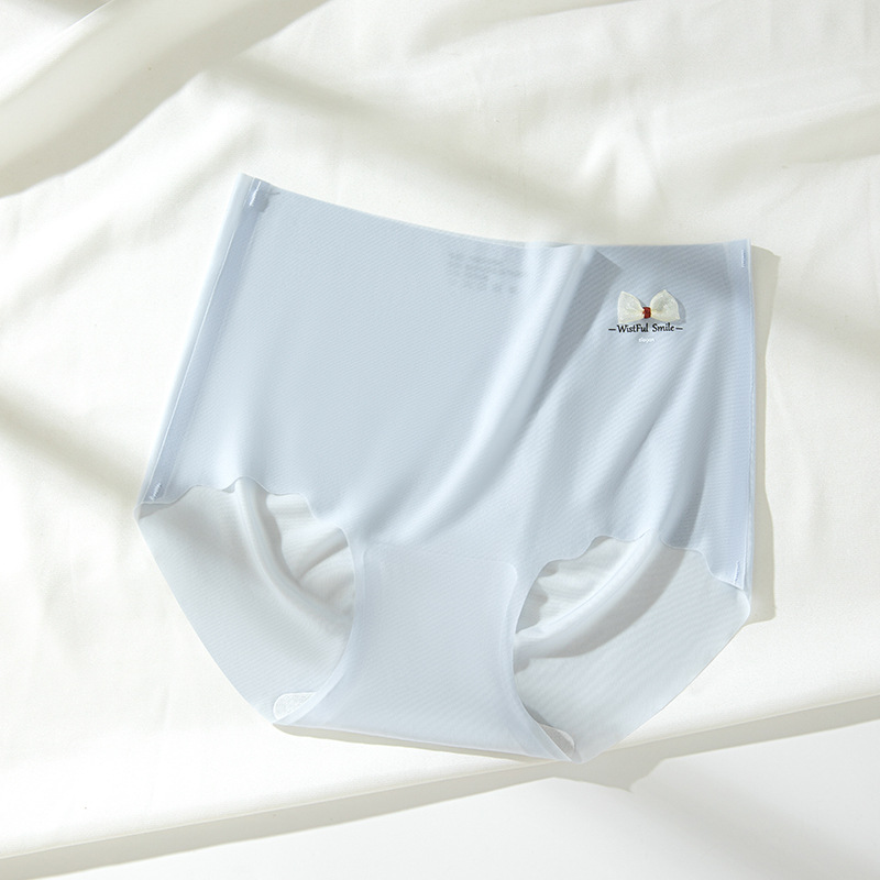 Bragas sin costuras, entrepierna antibacteriana de algodón puro para mujer 2024, nueva seda de hielo, secado rápido, sin pellizco, cadera, cintura alta, mujer, refrescante