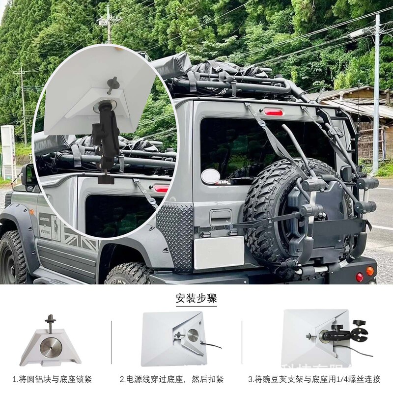 新款Mini大力夹支架 改款Mini roof rack Mount|undefined