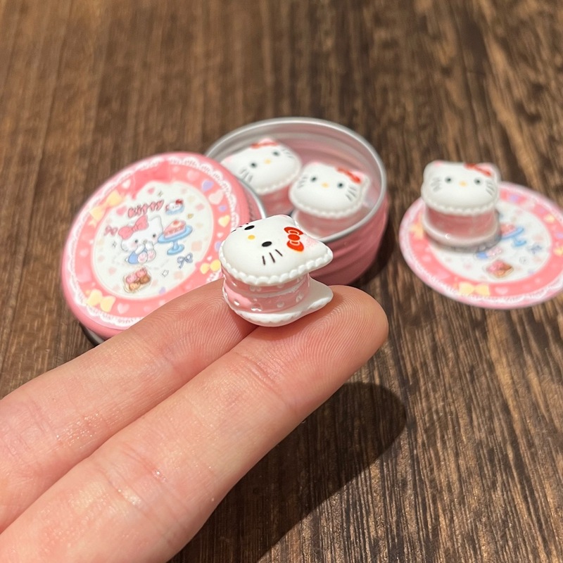 ミニチュアドールハウスミニ二層サンドイッチビスケット缶樹脂食品おもちゃアクセサリーままごとおもちゃモデル装飾品|undefined
