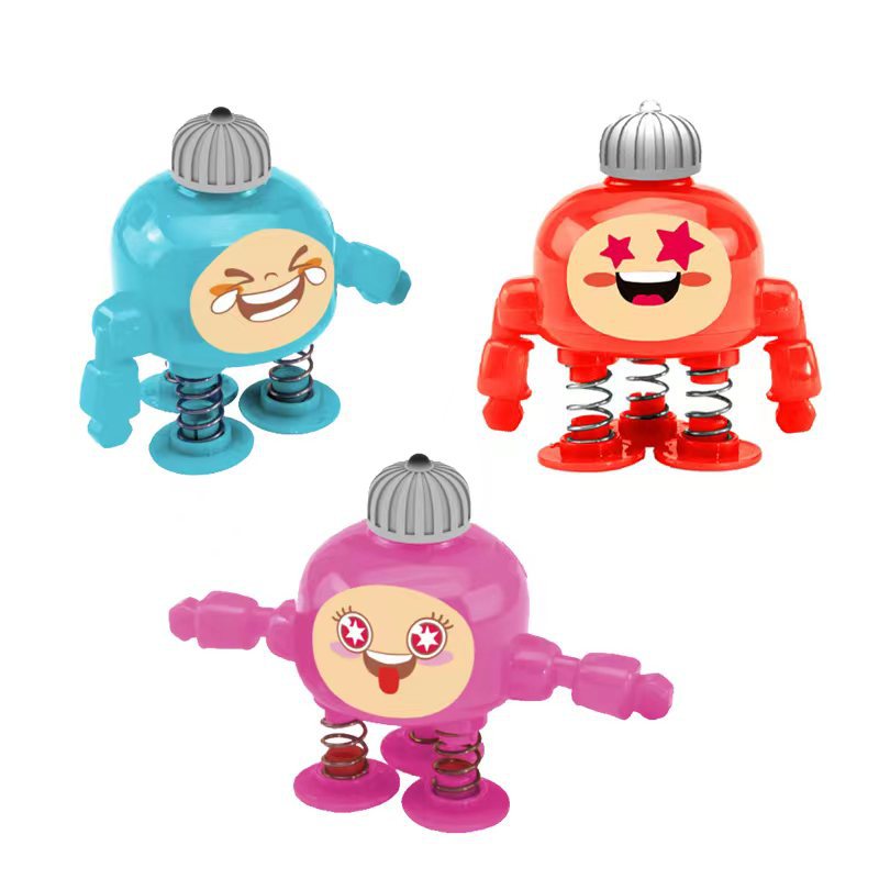 Huevo muñeca partido rebotando giroscopio juguete educativo para niños dibujos animados giroscopio descompresión juguete rebotando muñeca al por mayor