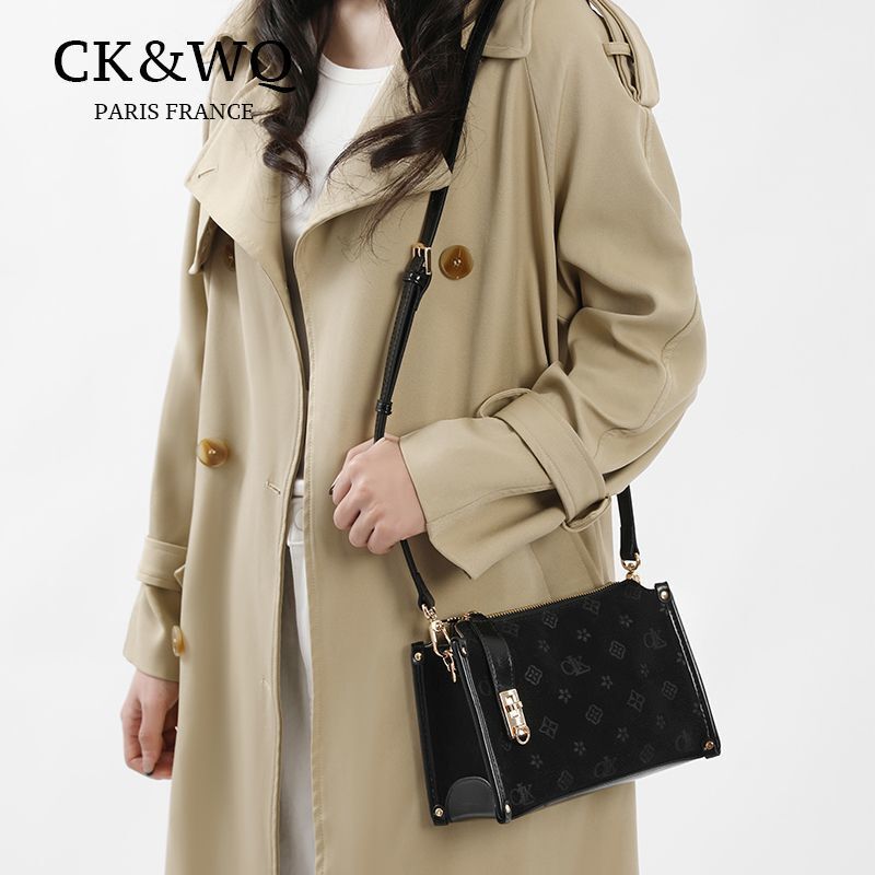 Ck&Wq/2025 Autumn and Winter New Retro Handbag Women's High-End Stylish Box-Shaped Shoulder Crossbody Bag Ck&Wq/2025 Autumn and Winter New Retro Handbag Women's High-End Stylish Box-Shaped Shoulder Crossbody Bag