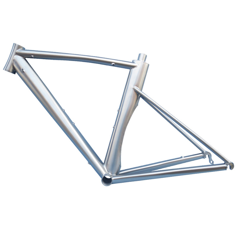 HFT titanium alloy disc brake road frame internal routing plain mounted brake Titanium Gavel fram HFT titanium alloy disc brake road frame internal routing plain mounted brake Titanium Gavel fram