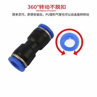 AKS����˹��ܿ��ٿ����^PUֱͨ����PU6 8 10 12 ׃��ֱͨPG8-6