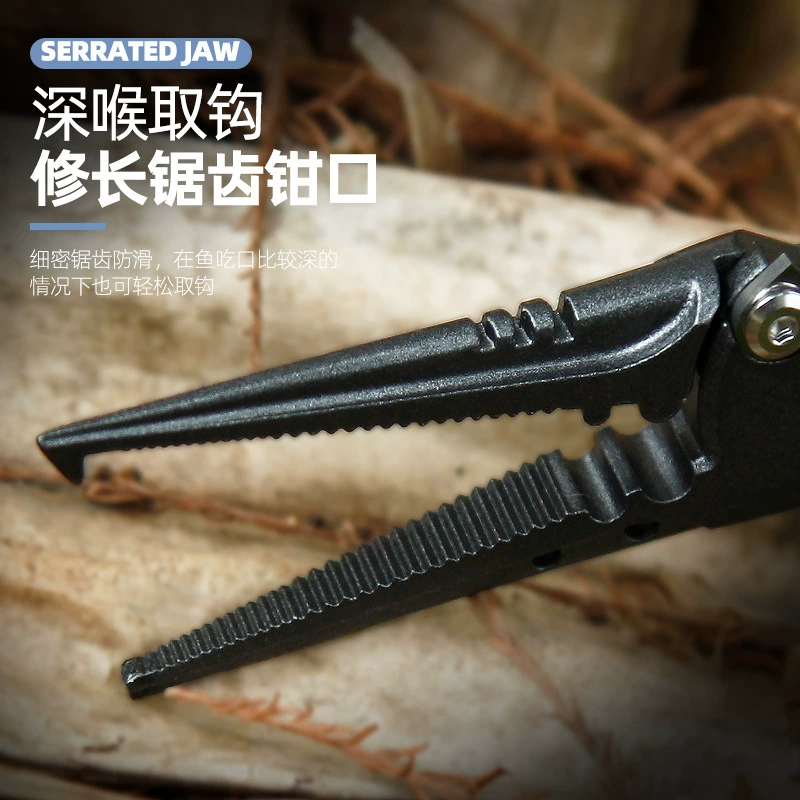 Factory spot stainless steel anti -slip anti -rust -proof long -mouth road sub -clamp and long -term fishing clamp fishing tool combination