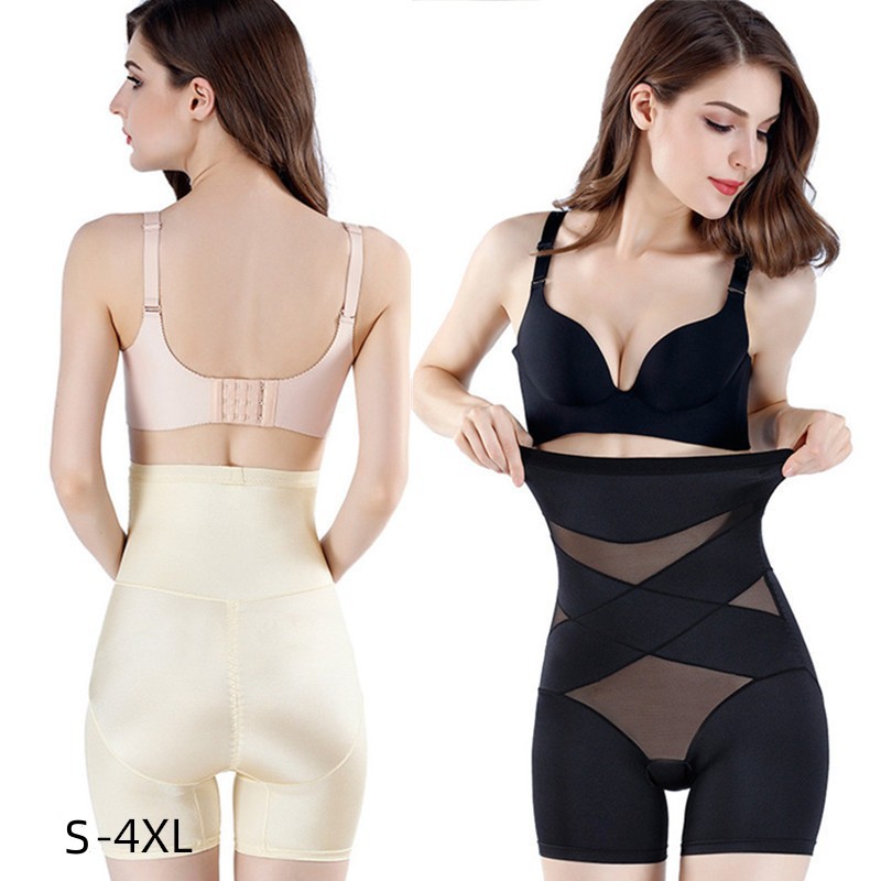 High-waist corset shaping underwear for women, body-shaping and butt-lifting pants, postpartum shaping to reduce belly, waist-binding and beauty leg pants