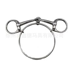 衔铁马口马具马术不锈钢用品赛马马匹马嚼子配件大马八尺通用赛马