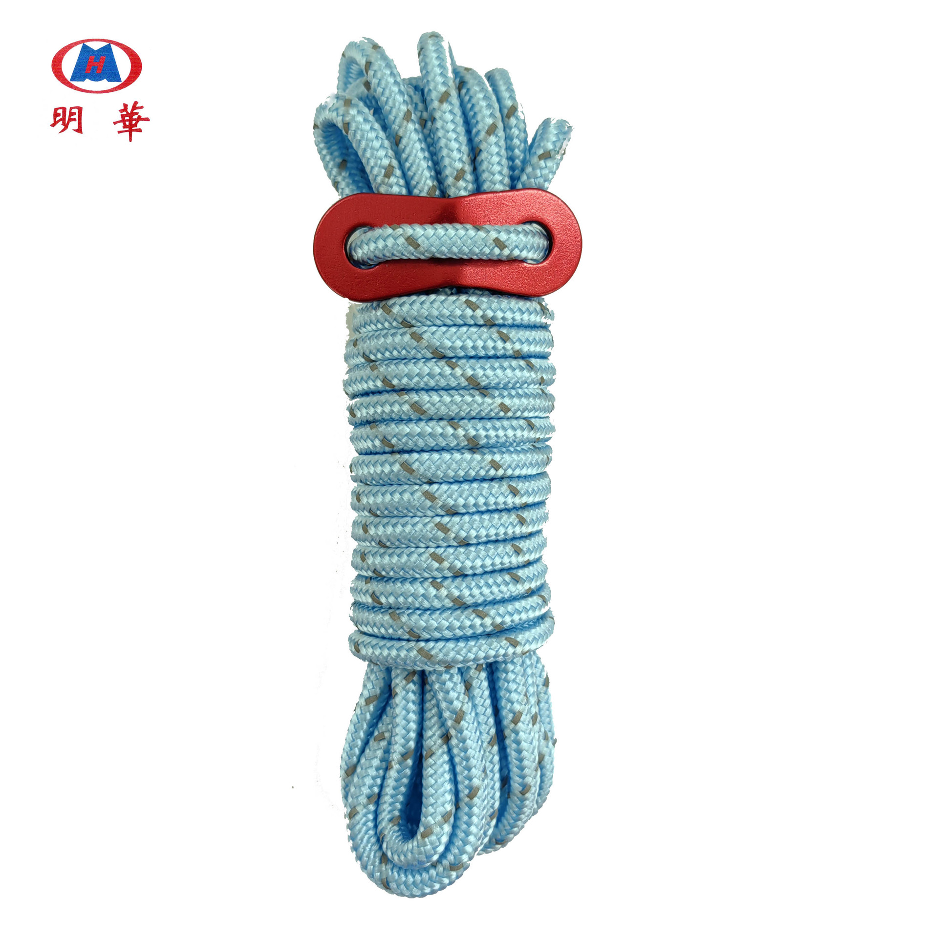 Suministro directo transfronterizo de cuerda de camping al aire libre carpa cuerda vinculante dosel cuerda a prueba de viento cuerda reflectante fija en stock fábrica al por mayor