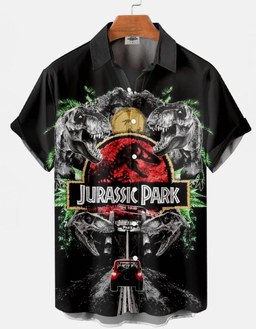 Trend de moda para hombres transfronterizos Camisa de manga corta hawaiana Camisa estampada digital 3D Transfronteriza Amazon