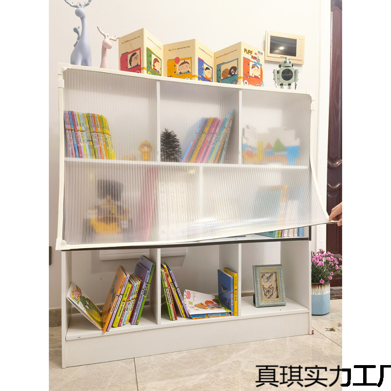 Cortina de puerta sin agujeros cortina de pantalla de absorción magnética transparente a prueba de polvo librería cortina de gabinete cortina de vidrio arco iris largo