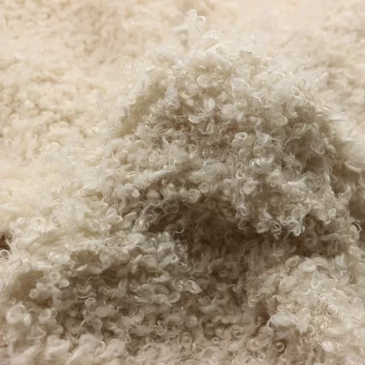 仿羊卷毛羊驼绒喷花纬编长毛绒土耳其绒滚束绒泰迪大羊圈绒布面料