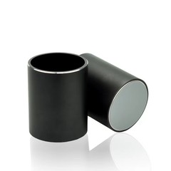 Aluminum alloy round pen holder desktop storage business office metal cosmetics creative pen holder